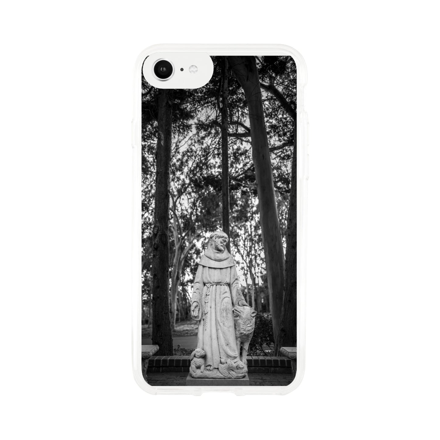 St Francis, the Patron Saint of Animals Clear Phone Case